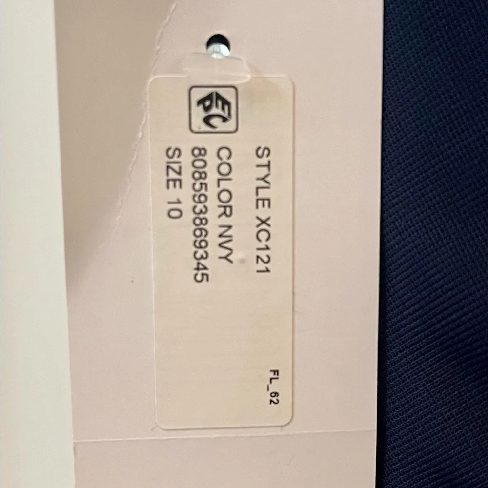 Gorgeous chiffon Navy blue formal gown - Picture 7 of 11